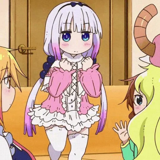 kobayashi anime, kobayashi's maid, kobayashi's maid, kobayashi's dragon maid, sanlong kobayashi's maid