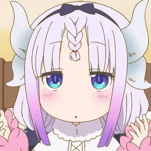 kanna kamui, maid kobayashi, maid de dragón de cannes, dragon maid kobayashi, kobayashi-san cannes de la ciudad dragón