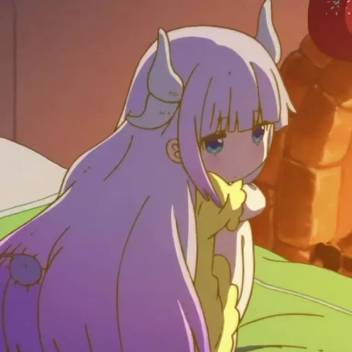 animation, cartoon characters, kobayashi's dragon maid, anime dragon maid kobayashi, dragon maid of kobayashi sanjiangyuan