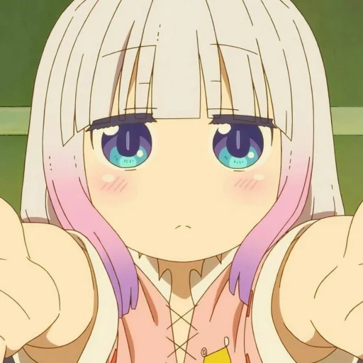 kanna, kanna kamui, kobayashi san, personagens de anime, kobayashi san chi