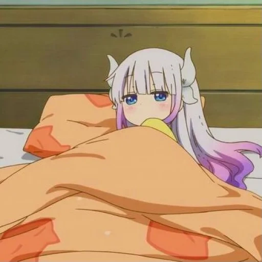 kanna kamui, anime kobayashi, dragon maid kobayashi, dragon maid of cobiashi anime, dragon maid kobayashi san cannes