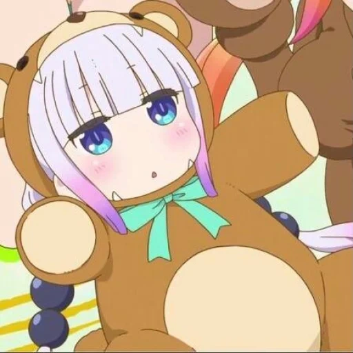 kanna kamui, kobayashi, anime kobayashi sanyasu, kobayashi la femme de ménage de l'anime