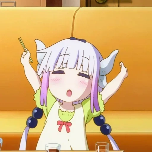 kanna, kanna kamui, la femme de chambre de kobayashi, la femme de chambre de kobayashi, la servante dragon de kobayashi