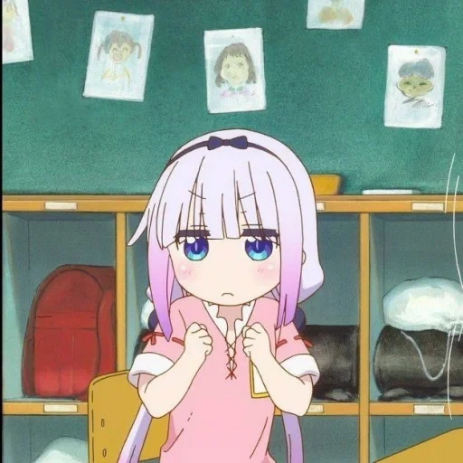 bello anime, kobayashi san, personaggi anime, kobayashi san chi no maid dragon, dragon-city kobayashi-san guro