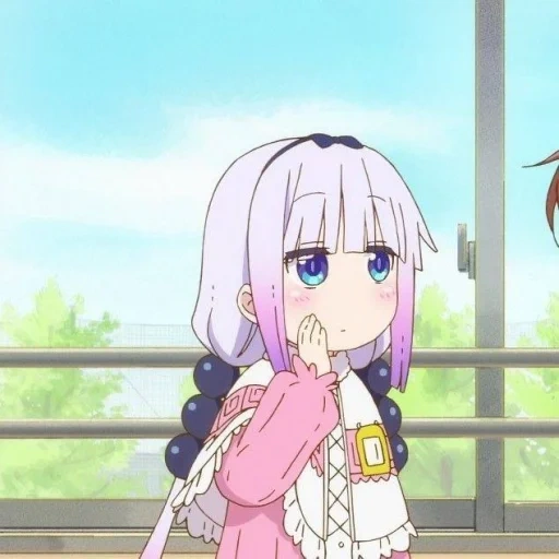 kanna kamui, personajes de anime, dragon maid kobayashi, dragon maid kobayashi temporada 2, kobayashi su maid-dragon season 1