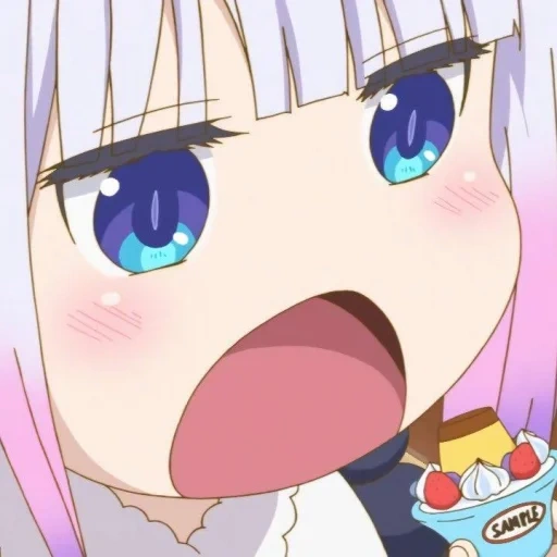 kanna, maid dragon, kobayashi san chi, pembantu nyonya kobayashi, kobayashi san chi no maid dragon