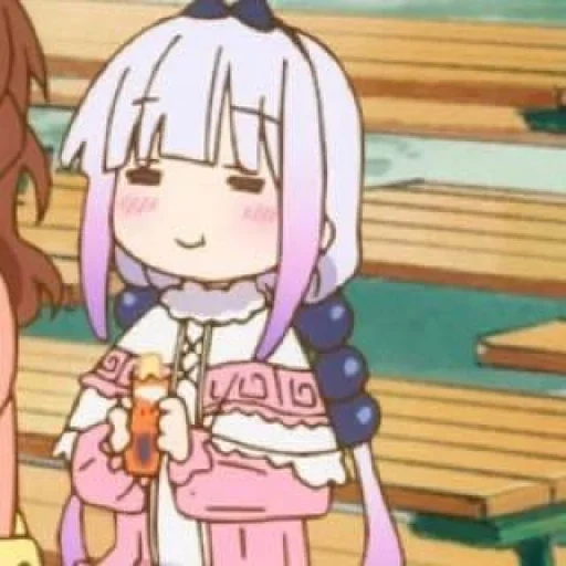 ide anime, anime lucu, kanna kamui, karakter anime, maid kobayashi san