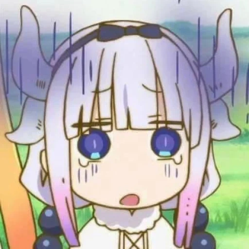 kanna kamui, cannes shenjing meme, kobayashi cannes cries, kobayashi beauty's maid, kobayashi's dragon maid in cannes