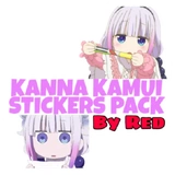 Kanna Stickers Pack (@redstickerschannel)