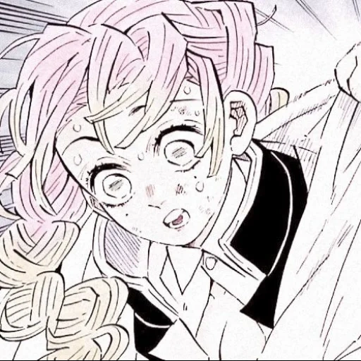 manga de mitsuri, dibujos de anime, mitsuri kanrodzhi, personajes de anime, demonios de corte de cuchilla manga matsuri