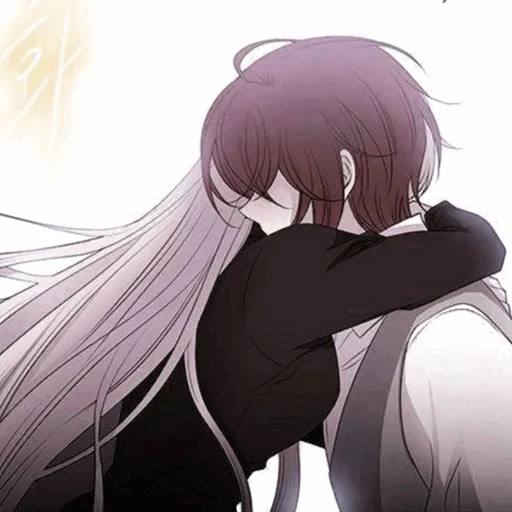 manhua, pareja de animación, animación cómica, animación manhua, chica de animación