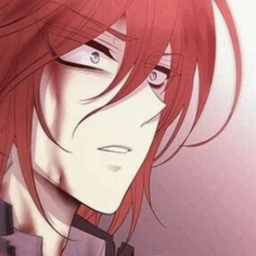anime, anime artistique, rouge anime, personnages d'anime, grell sutcliff red lady