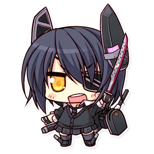 чиби, tenryuu, неко чиби, чиби аниме, kantai collection