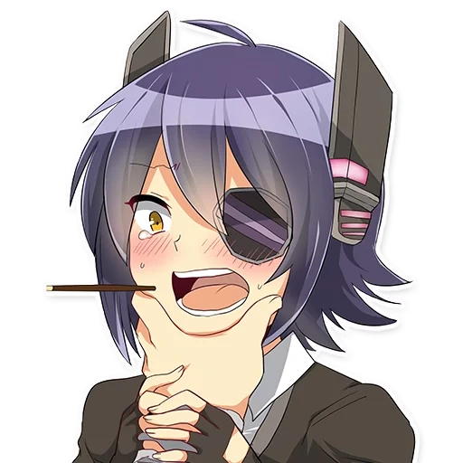 tenryuu, аниме арты, аниме девушки, tenryuu and admiral kantai collection