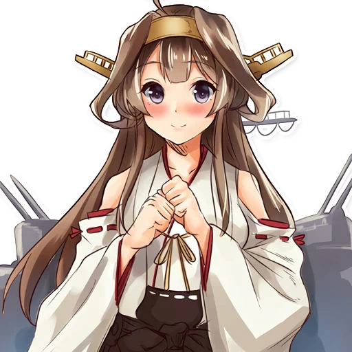 kongou, аниме арты, конго кантай, kongou кантай, конго канколле