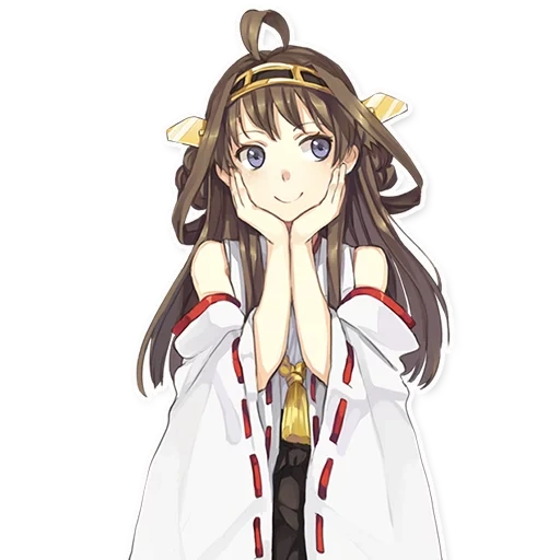 kongou, арты аниме, kancolle kongou, kongou без фона, kantai collection