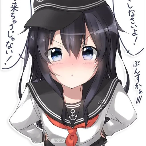 аниме, hibiki kancolle, акацуки канколле, kantai collection kancolle, аниме kancolle akatsuki neko