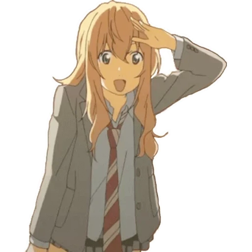 taiga aisaka anime, kaori miyazono render, anime sua mentira de abril, seu episódio 14 de abril da mentira, suas mentiras de abril terminando