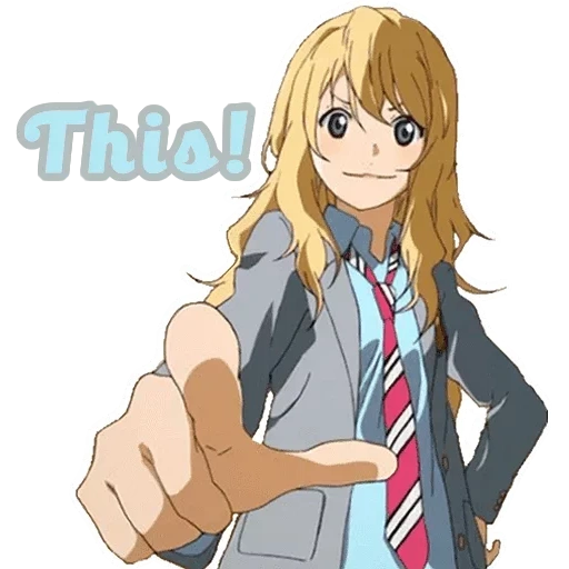 chica de animación, chica de animación, kaori miyazono, papel de animación, chica de cómic en movimiento