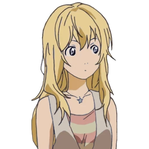 anime girl, kaori miyazono, miyano kaoru, cartoon characters, anime hair girl