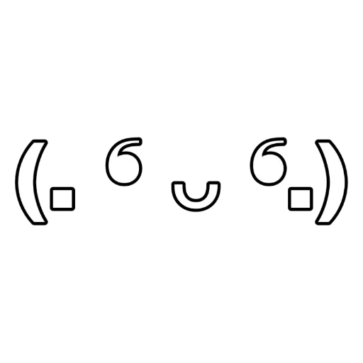 text, gao moji, lenny's face, emoji, japanese expression pack komogi cat