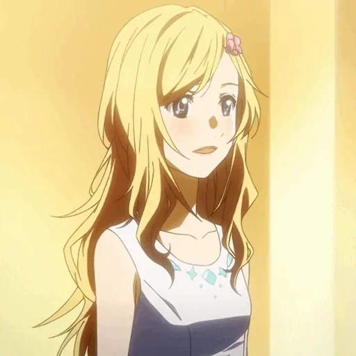 miyazono kaori, personagem de anime, sua mentira em abril, shigatse e ji mei não têm capa