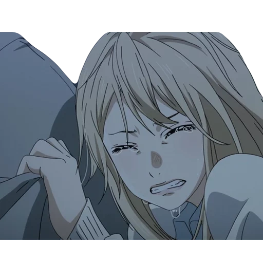 menina, animação chorosa, animação triste, linda garota, menina de anime triste