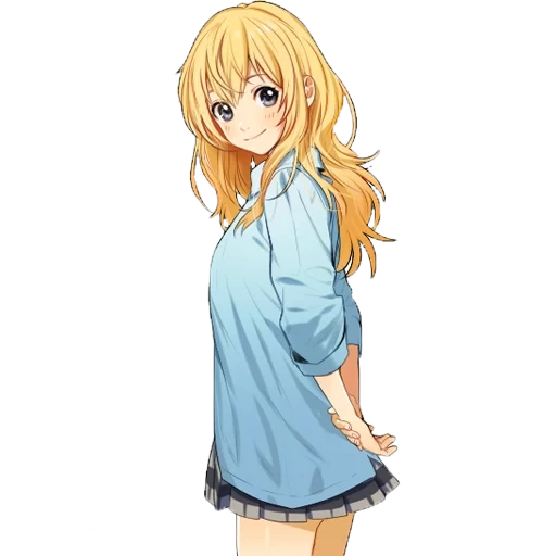 figura, kaori miyazono, personajes de animación, tu mentira de abril, la fumigación es tu mentira en abril