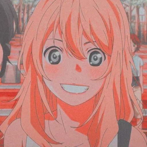 foto, personagens de anime, sua mentira de abril, kaori miyadzono smile, seus personagens de abril fica