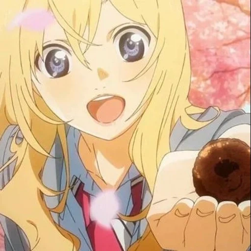 ragazze anime, miyazono kaori, personaggi anime, la tua bugia di aprile, il tuo aprile mentono i colpi di kaori