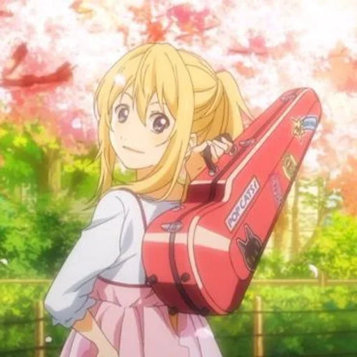 kaori miyazono, kaori miyadzono, personaggi anime, la tua bugia di aprile, il tuo aprile giace kaori