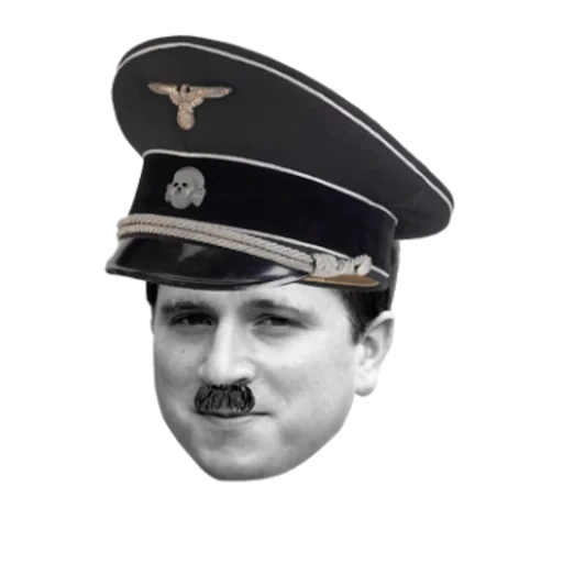 cap, kappa emote, kappa twitch, a fascist hat with no background, third reich officer's hat