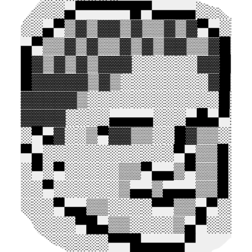 ascii meme, pixel kunst, pixel troll, pixel troll, das gesicht der trollpixel