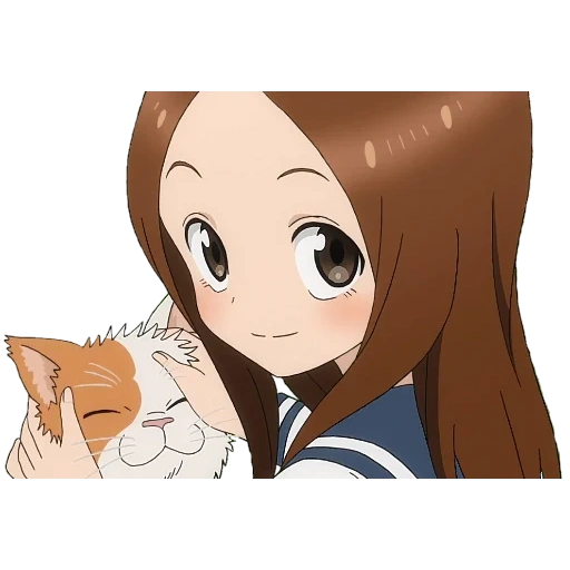 image, takagi san, filles anime, personnages d'anime, maître de teaser takagi san