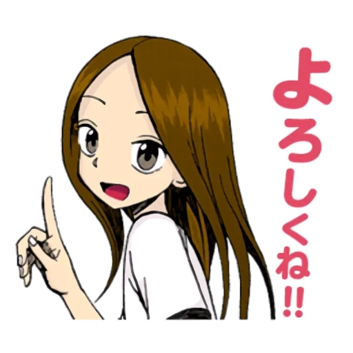 gambar, takagi chan, gadis anime, menggambar takagi, karakter anime