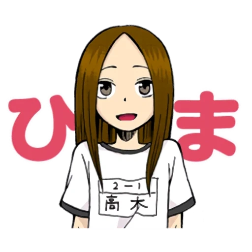 figure, takagita, cartoon cute, anime girl, cartoon character