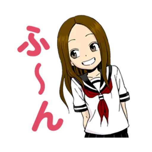 figure, takamida, anime girl, personnages d'anime, takagi sanchibi