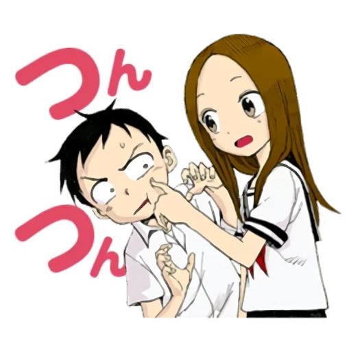 figure, nishida takagi, takagi nishida's love, takagi nishida cartoon, tease master takagi mitsu