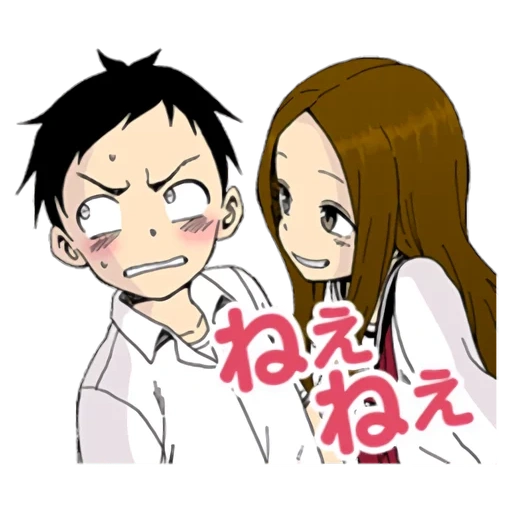 la figura, takagi tre, l'amore di takagi nishida, la presa in giro dei fumetti di takagi, master stuzzicante takagi san