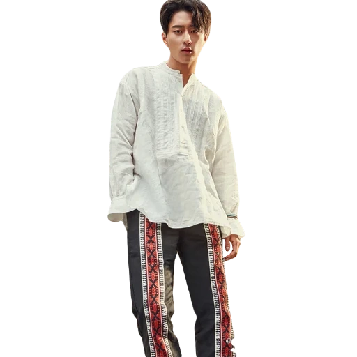 asian, kim the hyun card, korean actors, korean men, indonesian shirt batik
