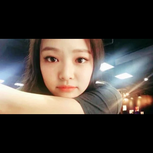 gli asiatici, la ragazza, polvere nera, bella ragazza, blackpink jennie