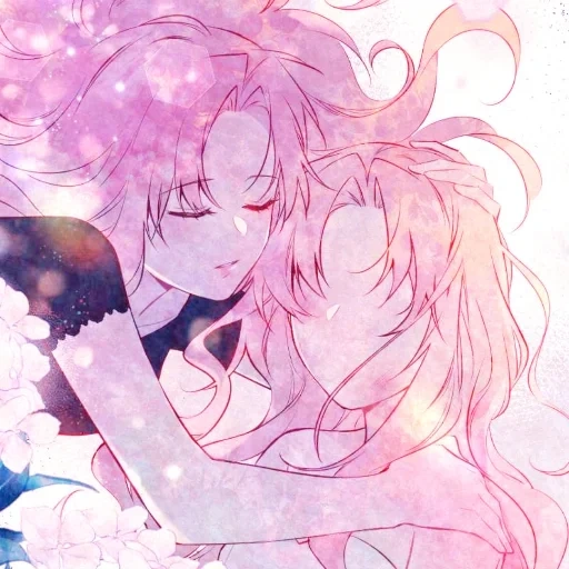 animação, casal de anime, animação é fofa, deusa madoka homura, casal de anime rosa