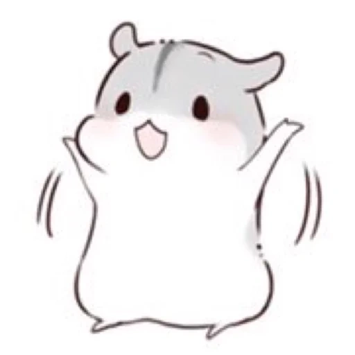 hamsters are cute, sketch hamster, hamster art light, hamster art sketch, sketch of cute hamster