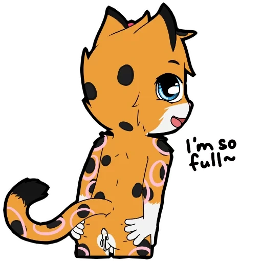 chat, chats, humain, tigre de chibi, animaux d'anime