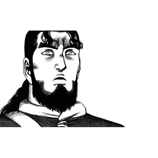 people, male, vinland saga, portrait of market, the legend of winland