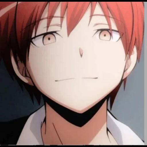 akabane, class of killers, karma akabane, anime class of killers, karma akaban smirk