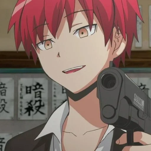 class of killers, karma akaban, karma akabane, anime class of killers, class of karma killers