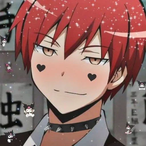 classe de assassinos, karma akabane, karma akaban, classe de anime de assassinos, karma akaban sorri