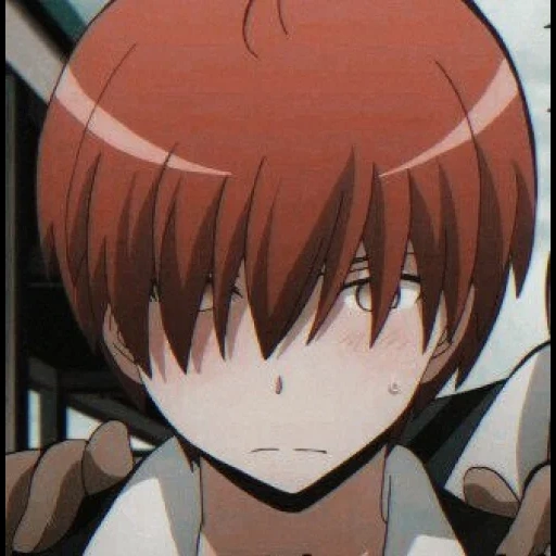 class of killers, karma akabane, karma akabane, anime class of killers, the embarrassed karma of akaban