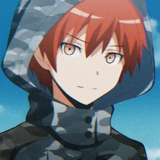 indústria de cartão, akabane karma, kakabane, personagem de anime, animação assassina